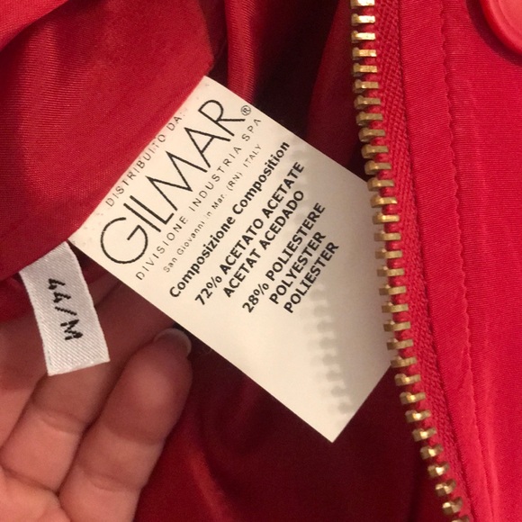 ICE Iceberg Red Bomber Jacket - Picture 6 of 7